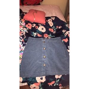 Corduroy Skirt